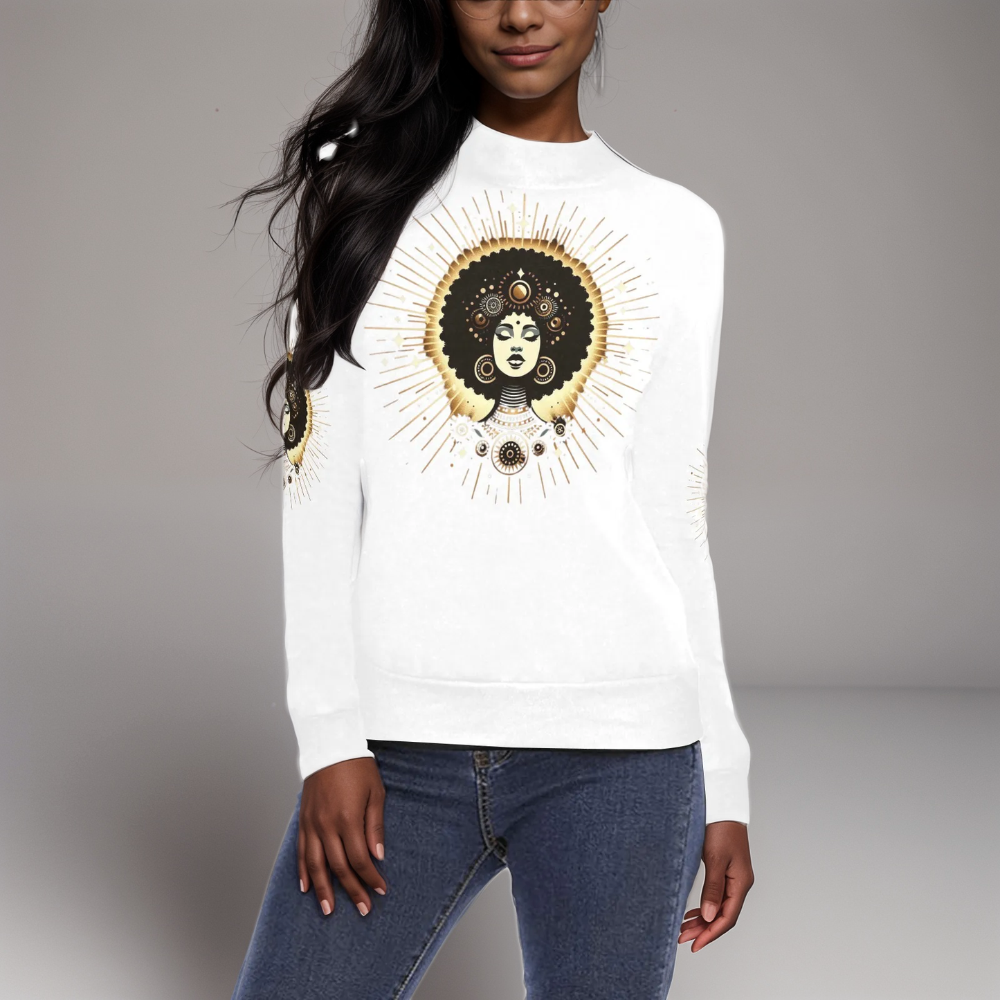 Tribeline Mock Neck Sweater