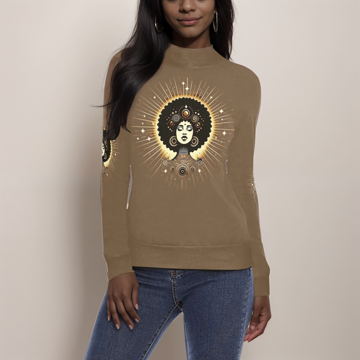 Tribeline Mock Neck Sweater
